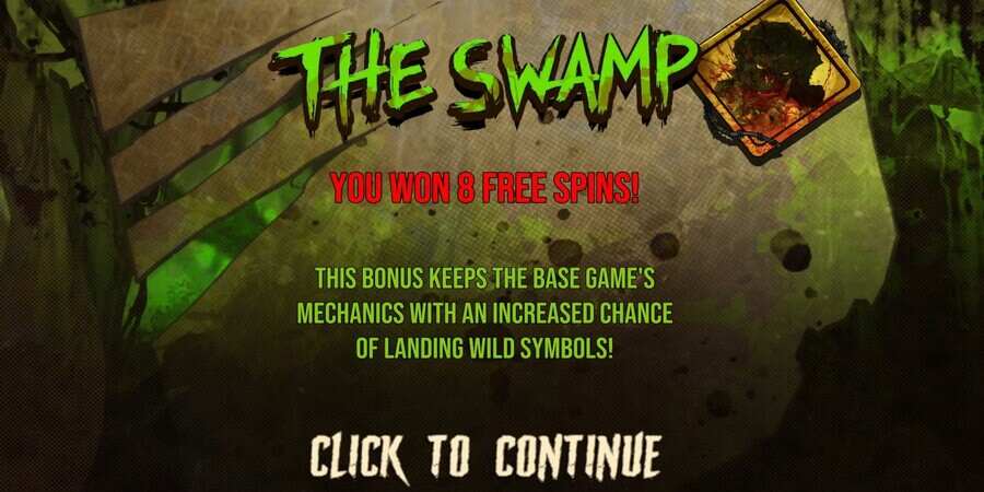 The Swamp free spins