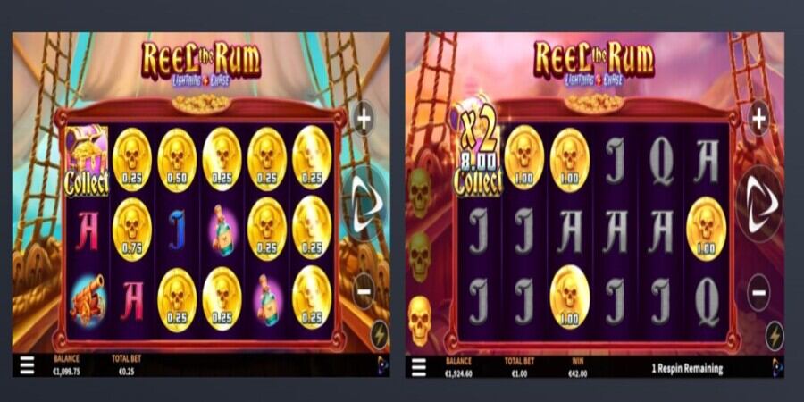 Reel The Rum slot game reels